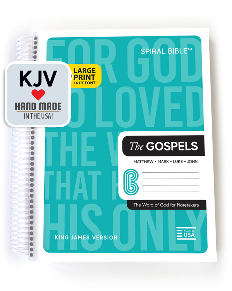 Spiral Bible™ - KJV - Large Print - The Gospels
