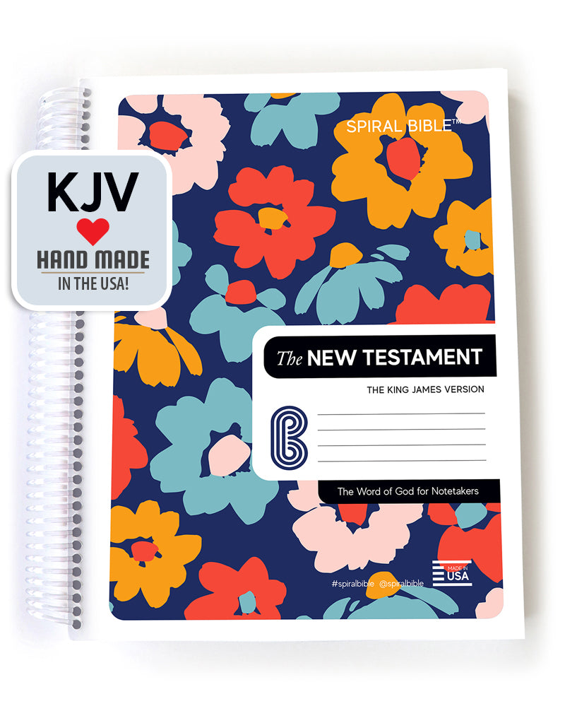 Spiral Bible™ - KJV - New Testament - Floral