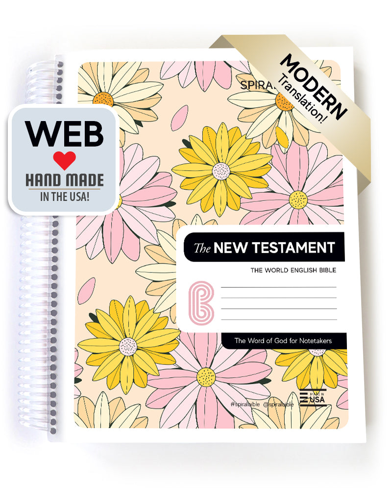 Spiral Bible™ - WEB - New Testament - Daisies