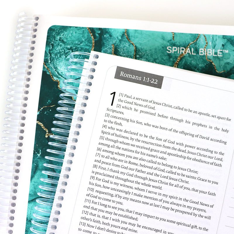 Scripture Marbling All Spiral Bibles™ | Spiral Bible