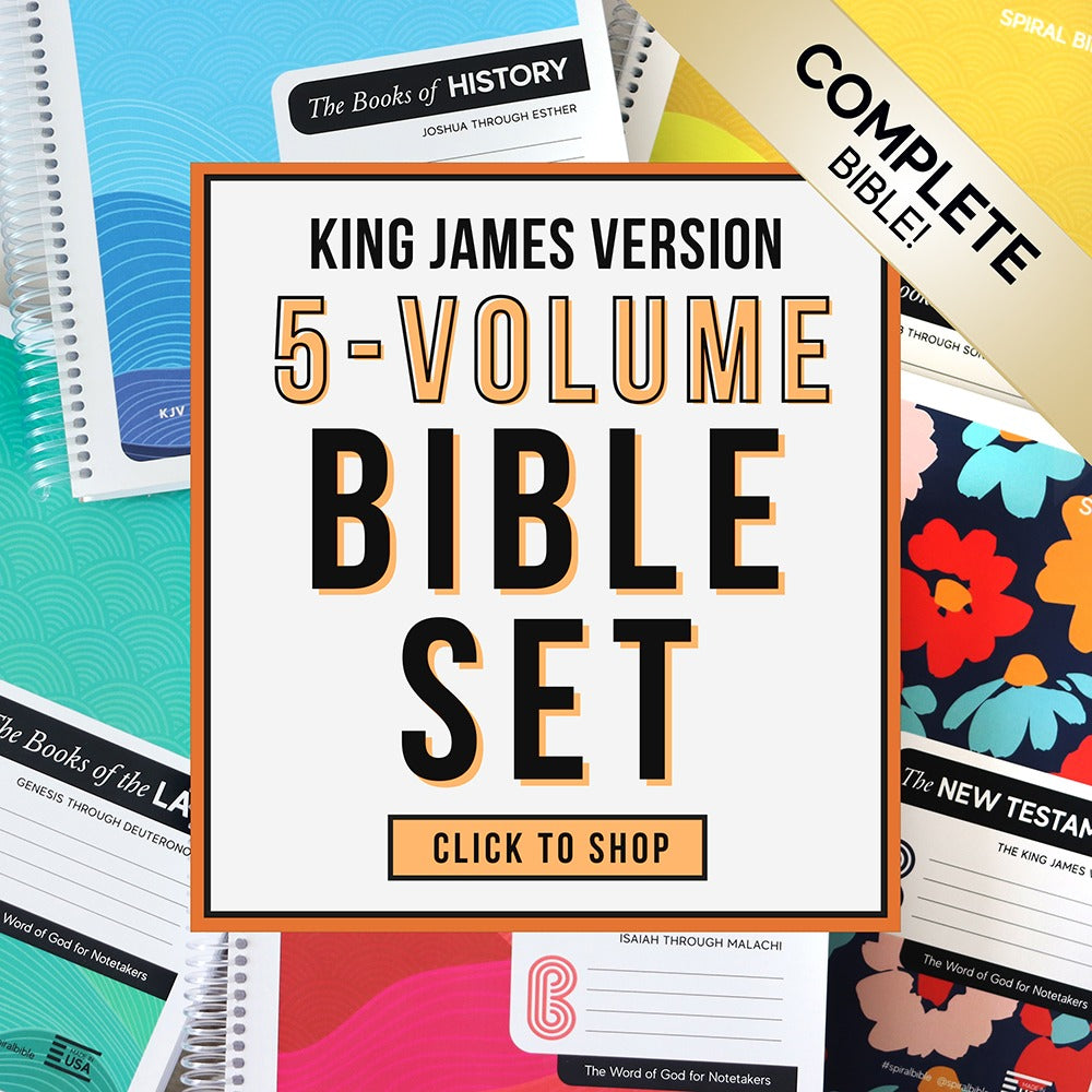 Spiral Bible - KJV - Complete Bible - Bundle