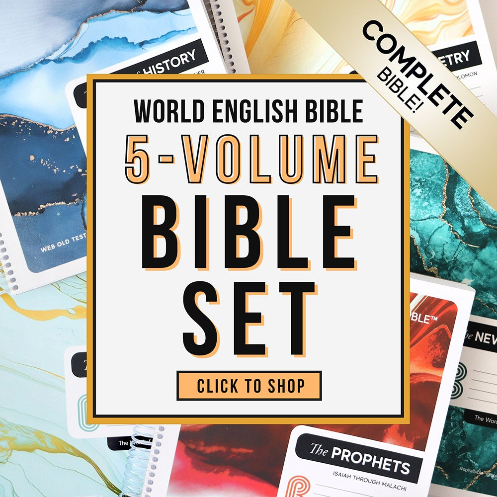 Spiral Bible - WEB - Complete Bible - Bundle